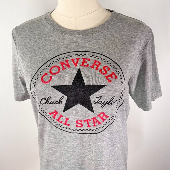 Converse All Star - Grey Graphic T-Shirt - Picture 2 of 7